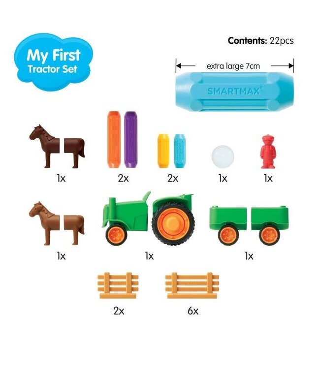 SmartMax | My First | Tractor Set | 21 delig | +18 mnd
