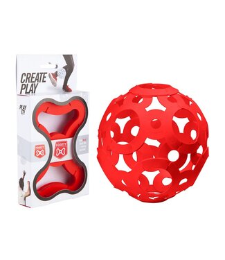 Foooty Ball | Opvouwbare Bal | Rood | 6+