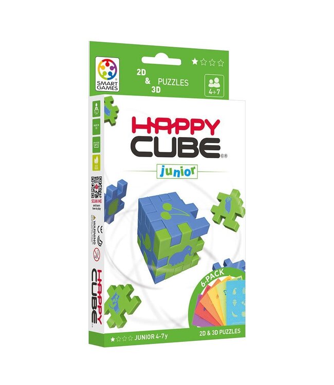 Happy Cube | Foam Puzzle | Junior | 6-pack | 4-7 jaar