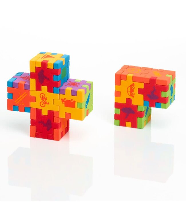Happy Cube | Foam Puzzle | Junior | 6-pack | 4-7 jaar