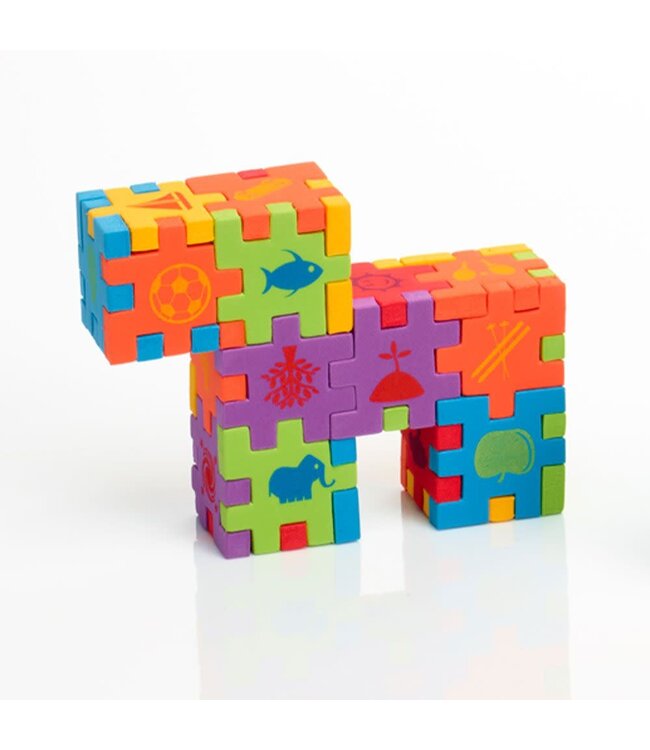Happy Cube | Foam Puzzle | Junior | 6-pack | 4-7 jaar