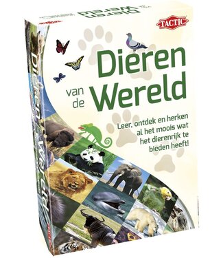 Tactic Games | Kaartspel | Dieren van de Wereld | 52 delig | 8+