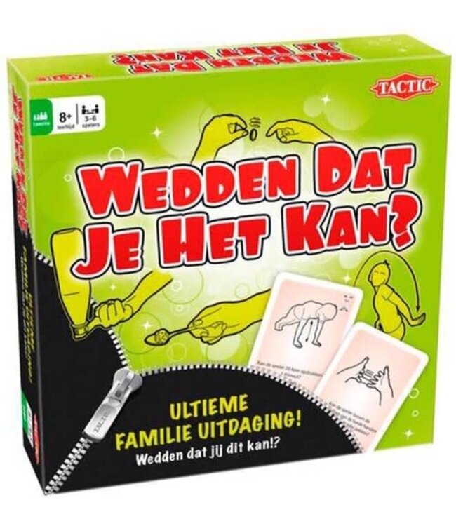 Tactic Games | Party Game | Wedden dat je het kan? | 8+