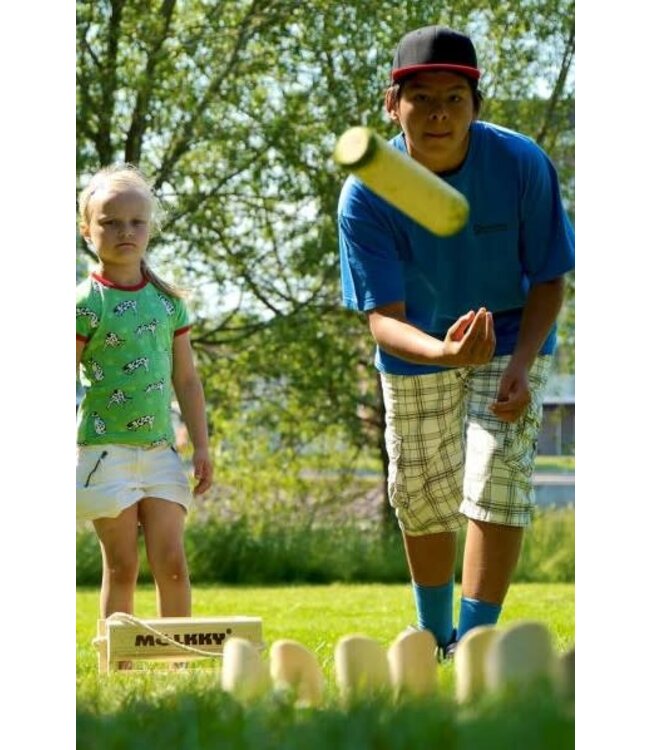 Tactic Games | Mölkky | het Original Vang- en werpspel in Houten Krat | 6+