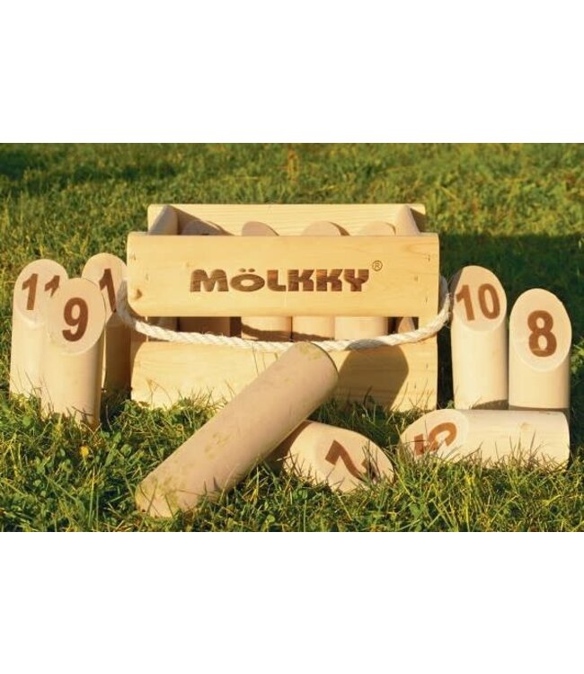 Tactic Games | Mölkky | het Original Vang- en werpspel in Houten Krat | 6+