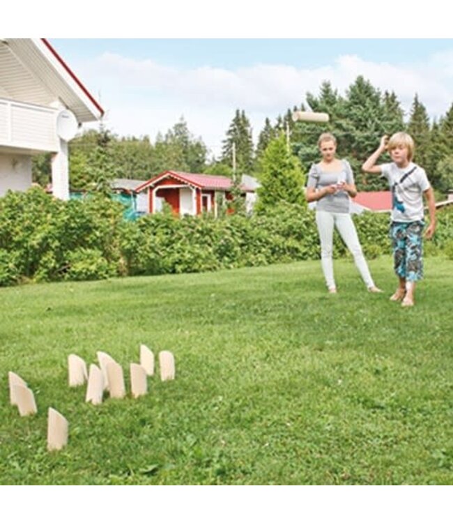 Tactic Games | Mölkky | het Original Vang- en werpspel in Houten Krat | 6+