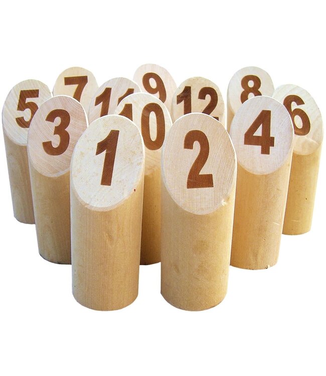 Tactic Games | Mölkky | het Original Vang- en werpspel in Houten Krat | 6+