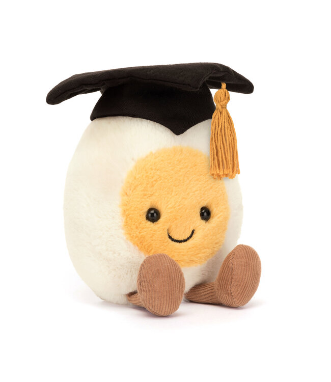 Jellycat | Amuseables | Boiled Egg | Graduation | 14 cm | 0+