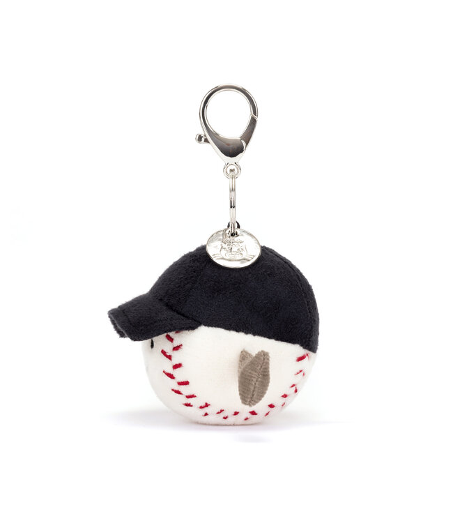 Jellycat | Amuseables Sports | Baseball | Bag Charm | 12 cm