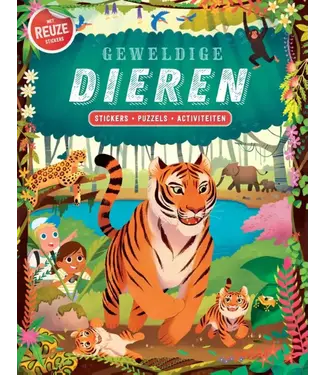 Rebo Stickerboek | Geweldige Dieren | 4+