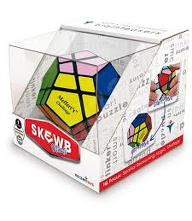 Recent Toys | Brainpuzzel | Meffert's Skewb Ultimate 12 Color | 10 cm | 9+