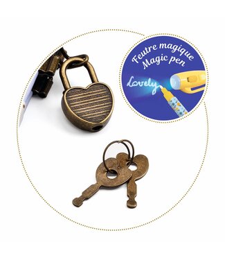 Djeco Djeco | Dagboek met Geheimschriftpen | 19,5 cm | Kendra | 8+
