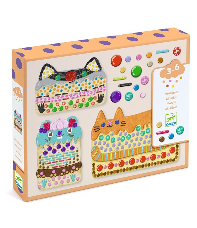 Djeco | Collages | Mozaïeken | Taarten | 3-6 jaar