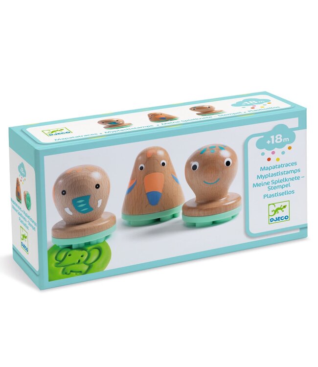 Djeco | Houten Dierenvormen | Mapatasporen | +18 mnd