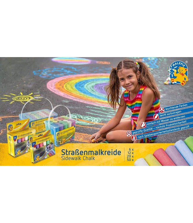 Carrera Toys | Malefix | Stoepkrijt | 50 stuks | 4+