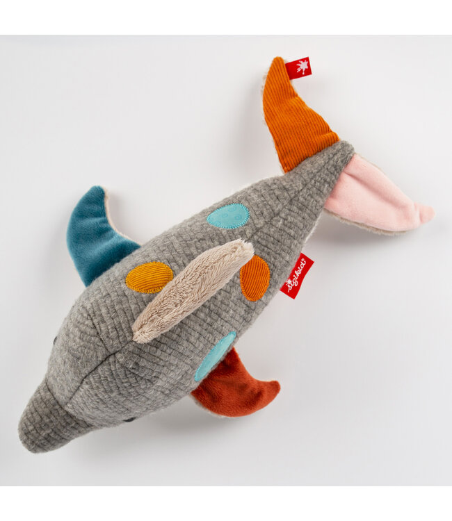 Sigikid | Patchwork Sweety | Dolphin | 33 cm | + 3 maanden