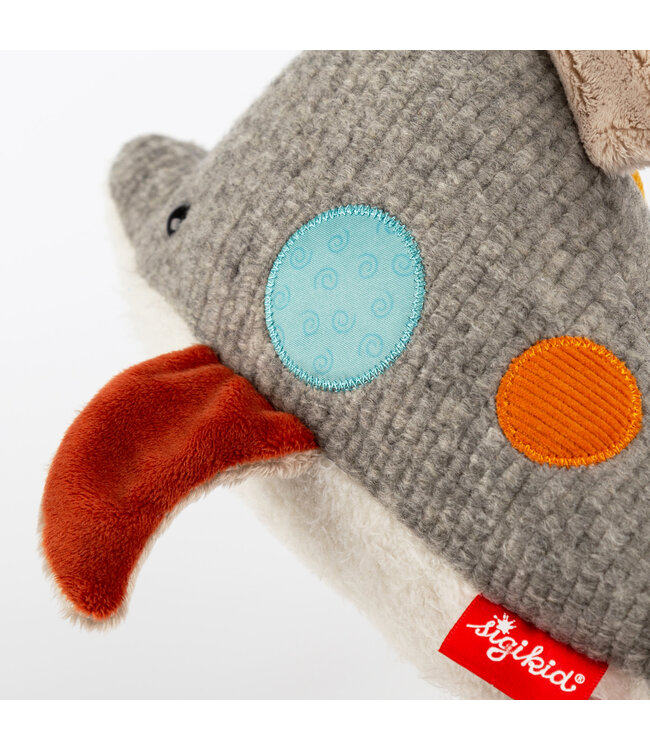Sigikid | Patchwork Sweety | Dolphin | 33 cm | + 3 maanden