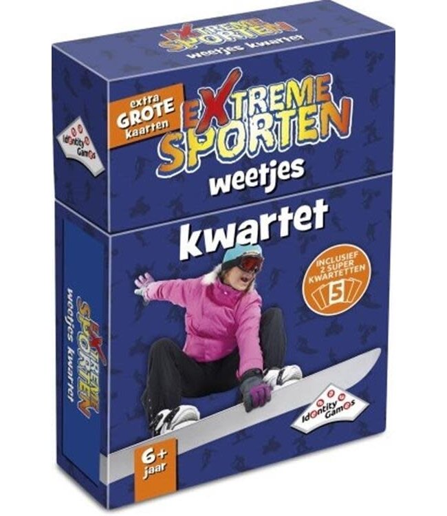 Identity Games | Weetjes Kwartet | Extreme Sporten | 6+
