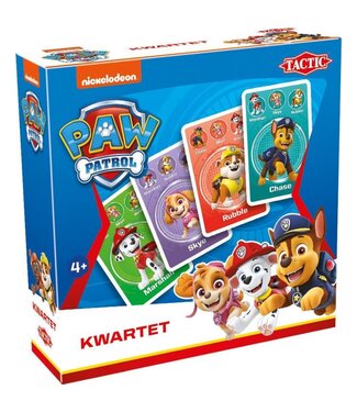 Tactic Games | Paw Patrol | Kwartet | 32 delig | 4+