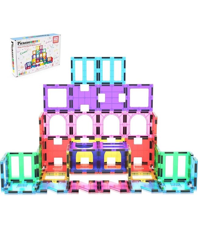 Tactic | PicassoTiles | Artistry set | 42 delig | 3+