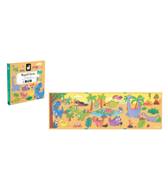 Janod | Magneti Stories | Dinosaurus | 3 - 8 jaar