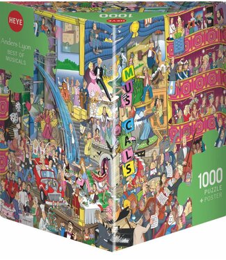 Heye Heye | Puzzle | Best of Musicals | 70 x 50 cm | 1000 stukjes