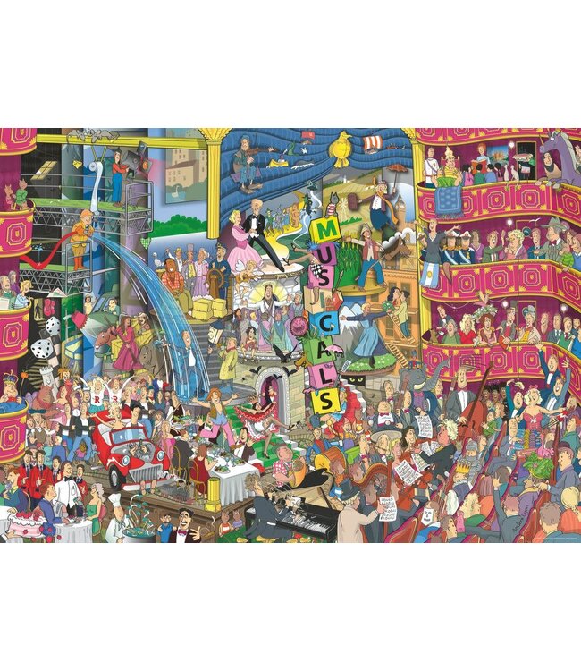 Heye | Puzzle | Best of Musicals | 70 x 50 cm | 1000 stukjes