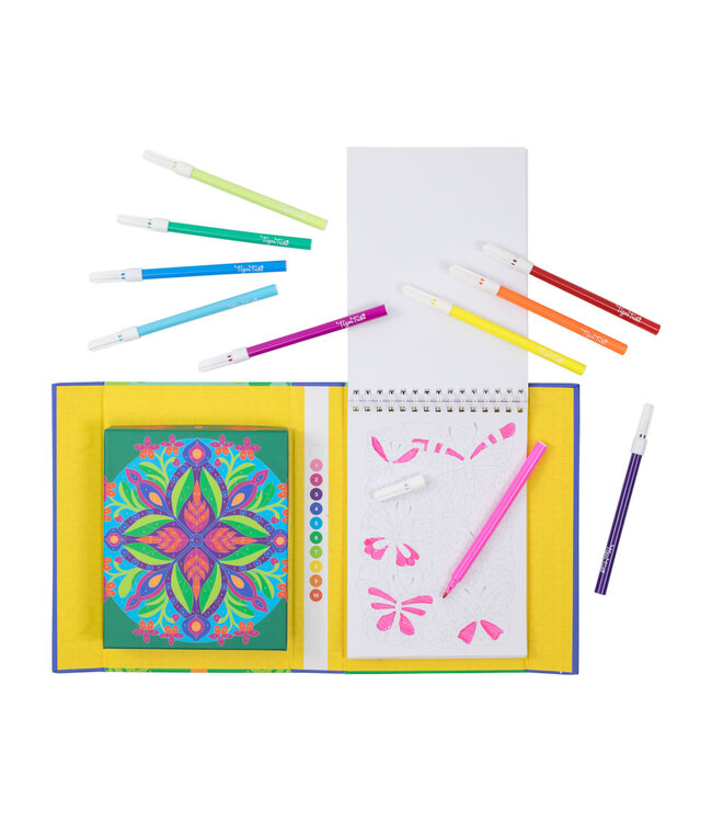 Tiger Tribe | Colour By Numbers | The Tropics | 4-7 jaar