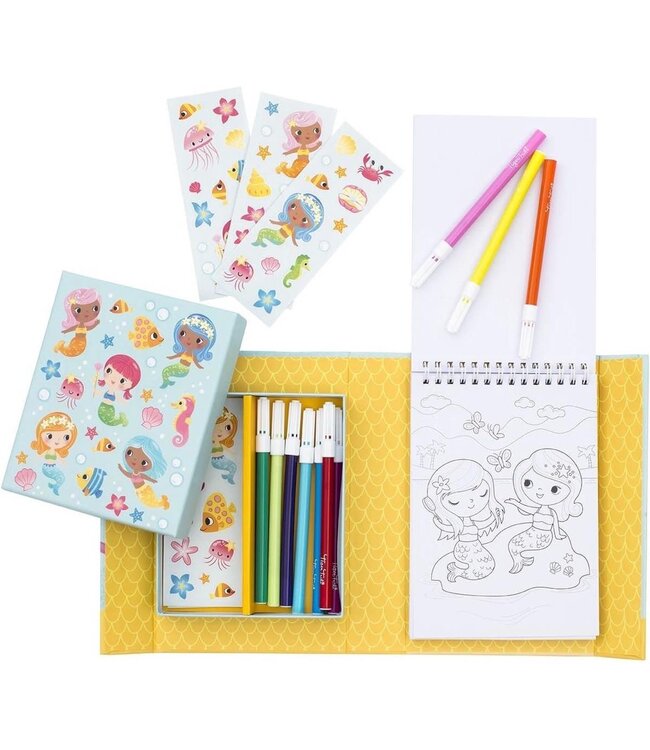 Tiger Tribe | Colouring Set | Mermaids | 4-7 jaar