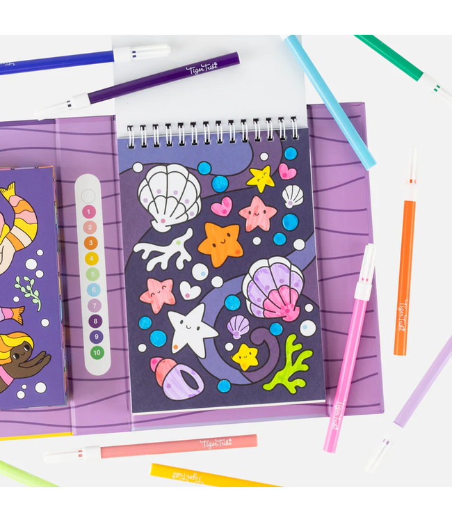 Tiger Tribe | Colour By Numbers | Mermaids and Friends | 4 - 7 jaar
