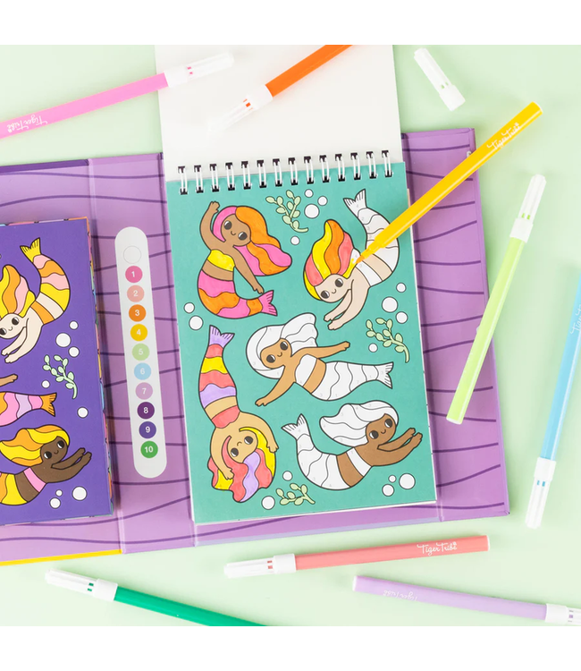 Tiger Tribe | Colour By Numbers | Mermaids and Friends | 4 - 7 jaar