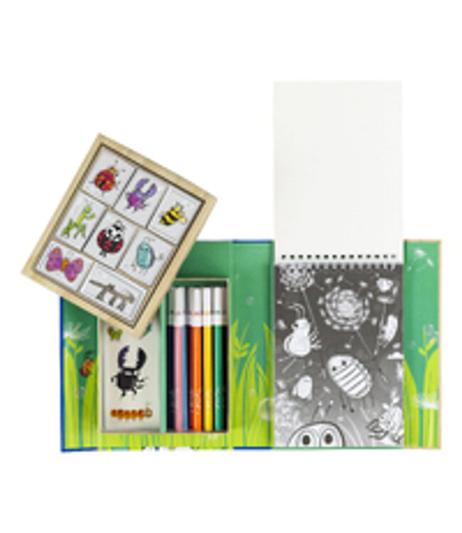 Tiger Tribe | Colouring Set | Backyard Bugs | 4-7 jaar