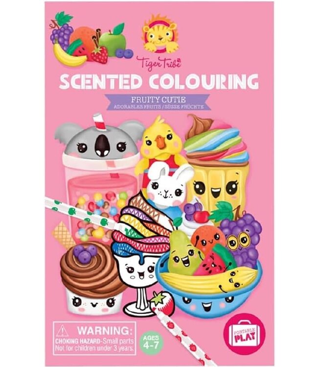 Tiger Tribe | Scented Colouring | Fruitie Cutie | 4-7 jaar