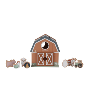 Little Dutch Little Dutch | Houten Vormenstoof | Little Farm | 18,5 x 17 x 5,14 cm | 1+