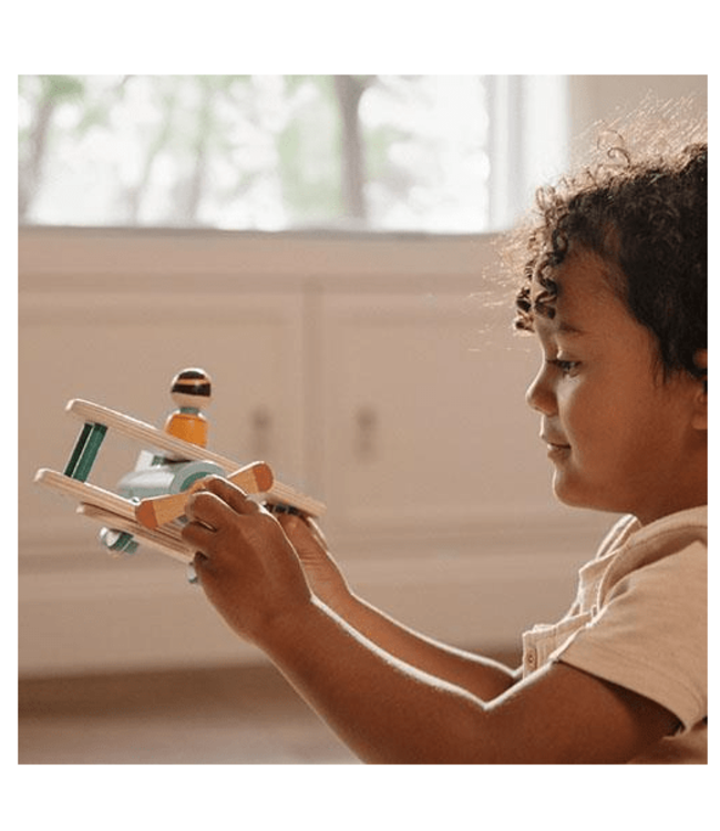 Little Dutch | Speelgoedvliegtuigje | 2 dlg | 17,5 x 10,5 x 16,5 cm | 3+