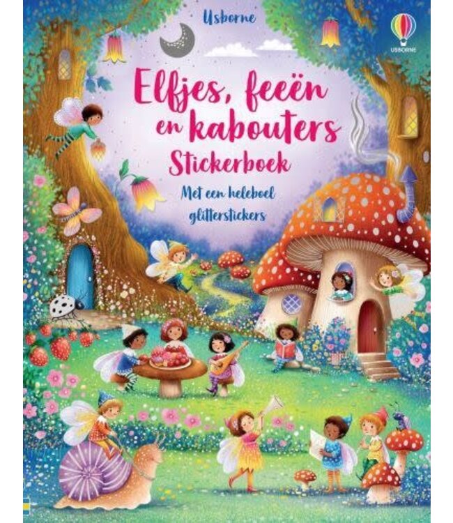 ﻿Usborne Stickerboek | Elfjes, Feeën en Kabouters | 5+
