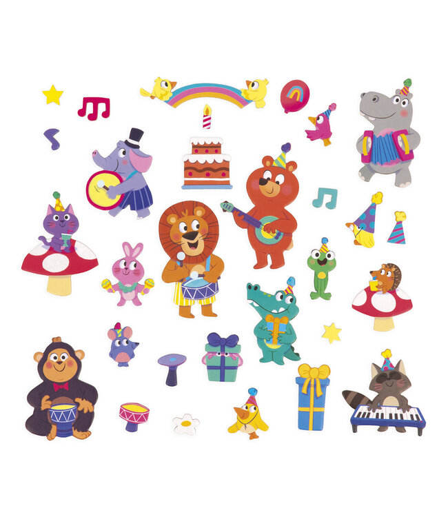 Janod | Magneti Stories | Dierenfeest | 3 - 8 jaar