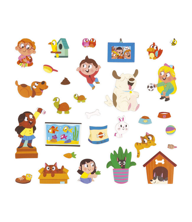 Janod | Magneti Stories | Huisdieren | 3 - 8 jaar