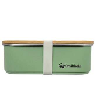 ﻿Smikkels | RVS Lunchbox | Groen
