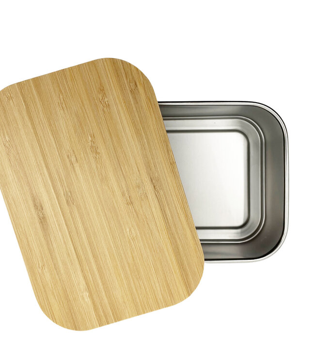 ﻿Smikkels | RVS Lunchbox | Geel