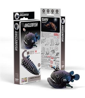 Eugy Eugy | 3D Cardboard Model Kit | Sea Life | Zeeduivel | 6+