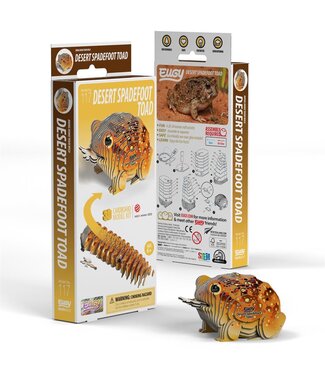 Eugy Eugy | 3D Cardboard Model Kit | Wild Life | Woestijnpad | 6+