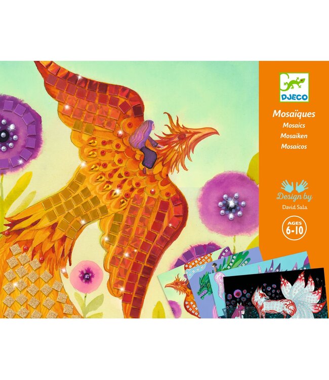 Djeco | Mozaiek | Art by Number | Legendarische Wezens | 6-10 jaar