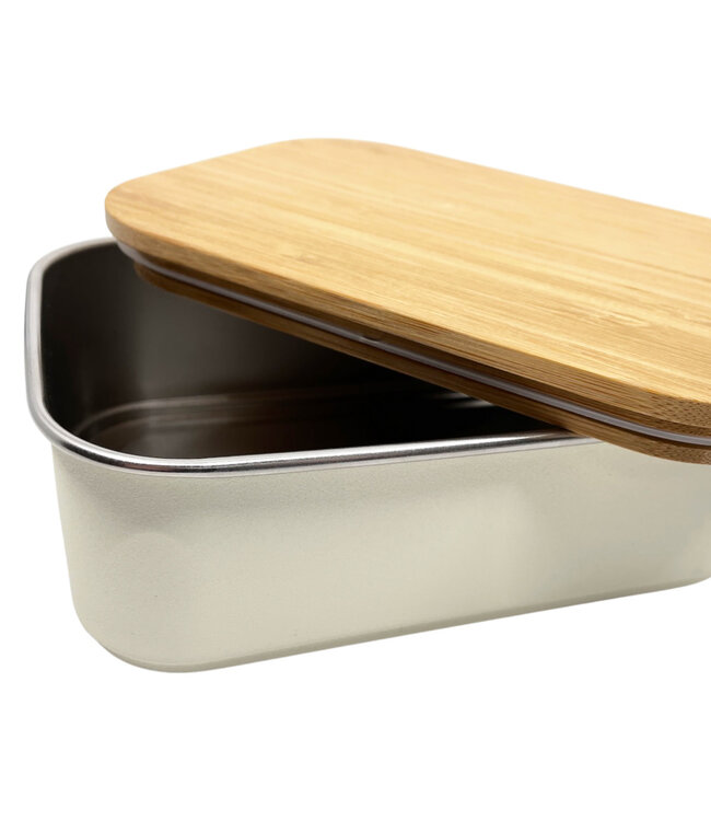 ﻿Smikkels | RVS Lunchbox | Zacht wit