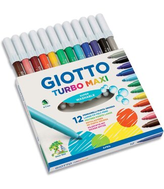 Giotto | Turbo Maxi Viltstiften | 12 stuks | 3+