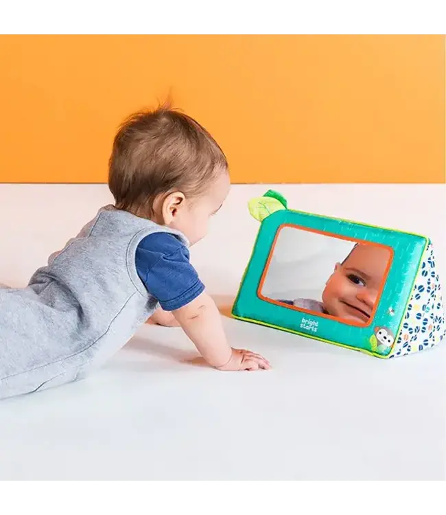 Bright Starts  | Sit & See Safari Floor Mirror | 0+