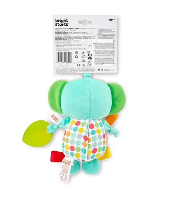 Bright Starts  | Huggin’ Lights Musical Toy | Elephant | 20 cm | 0+