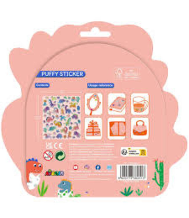 Avenir | Puffy Stickers | Dino | 50 pieces | 3+