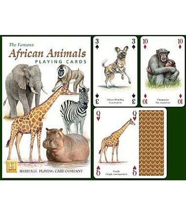 Heritage Playing Cards | Speelkaarten | African Animals