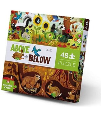 Crocodile Creek Crocodile Creek | Puzzle | Above & Below | Backyard | 48 stukjes | 4+